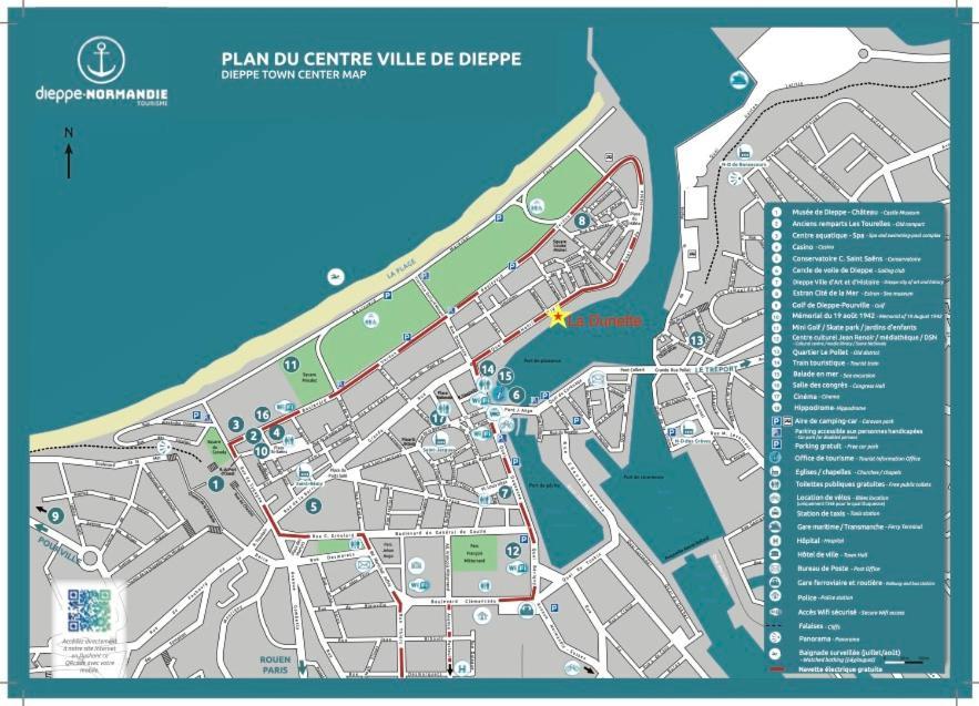 La Dunette - Splendide Vue Port Avec Les Bateaux Dieppe Zewnętrze zdjęcie